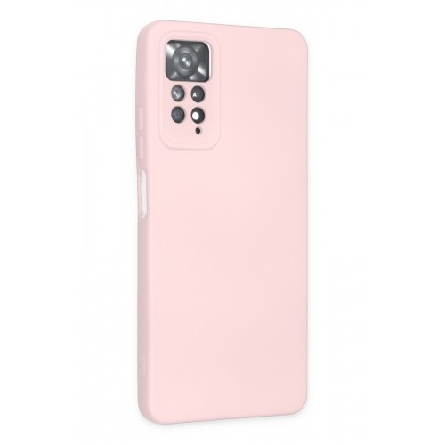 Newface Xiaomi Redmi Note 11 Pro Kılıf Nano içi Kadife Silikon - Pudra Newface Xiaomi Redmi Note 11 Pro Kılıf Nano içi Kadife Silikon - Pudra