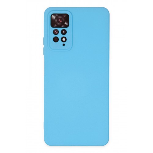 Newface Xiaomi Redmi Note 11 Pro Kılıf Nano içi Kadife Silikon - Mavi Newface Xiaomi Redmi Note 11 Pro Kılıf Nano içi Kadife Silikon - Mavi