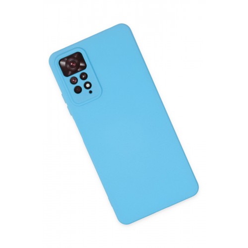 Newface Xiaomi Redmi Note 11 Pro Kılıf Nano içi Kadife Silikon - Mavi Newface Xiaomi Redmi Note 11 Pro Kılıf Nano içi Kadife Silikon - Mavi