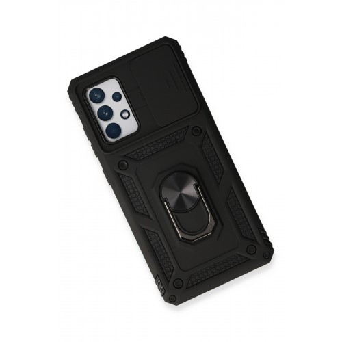 Newface Samsung Galaxy A73 5G Kılıf Pars Lens Yüzüklü Silikon - Siyah Newface Samsung Galaxy A73 5G Kılıf Pars Lens Yüzüklü Silikon - Siyah