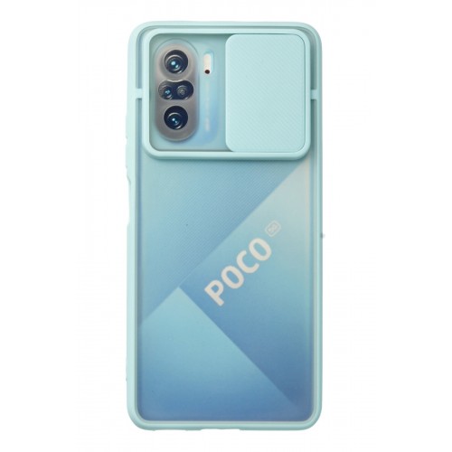 Newface Xiaomi Redmi K40 Pro Kılıf Palm Buzlu Kamera Sürgülü Silikon - Turkuaz Newface Xiaomi Redmi K40 Pro Kılıf Palm Buzlu Kamera Sürgülü Silikon - Turkuaz