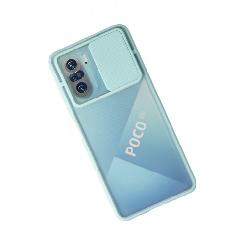 Newface Xiaomi Redmi K40 Pro Kılıf Palm Buzlu Kamera Sürgülü Silikon - Turkuaz Newface Xiaomi Redmi K40 Pro Kılıf Palm Buzlu Kamera Sürgülü Silikon - Turkuaz