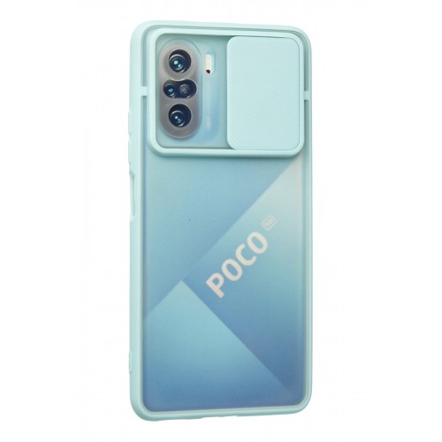 Newface Xiaomi Redmi K40 Pro Kılıf Palm Buzlu Kamera Sürgülü Silikon - Turkuaz Newface Xiaomi Redmi K40 Pro Kılıf Palm Buzlu Kamera Sürgülü Silikon - Turkuaz