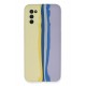 Newface Samsung Galaxy A03S Kılıf Ebruli Lansman Silikon - Sarı-Lila Newface Samsung Galaxy A03S Kılıf Ebruli Lansman Silikon - Sarı-Lila
