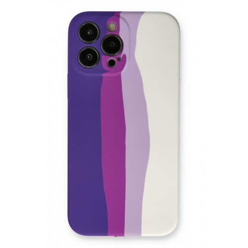 Newface iPhone 13 Pro Kılıf Ebruli Lansman Silikon - Mor-Beyaz Newface iPhone 13 Pro Kılıf Ebruli Lansman Silikon - Mor-Beyaz