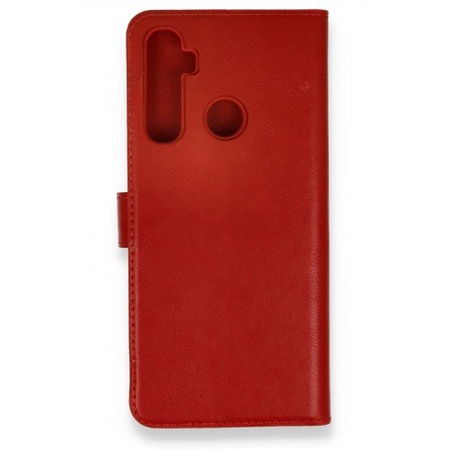 Newface Realme 5i Kılıf Trend S Plus Kapaklı Kılıf - Kırmızı Newface Realme 5i Kılıf Trend S Plus Kapaklı Kılıf - Kırmızı