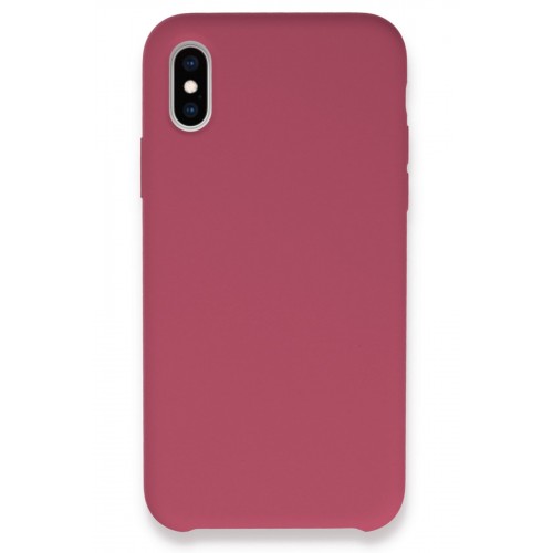 Newface iPhone X Kılıf Lansman Legant Silikon - Fuşya