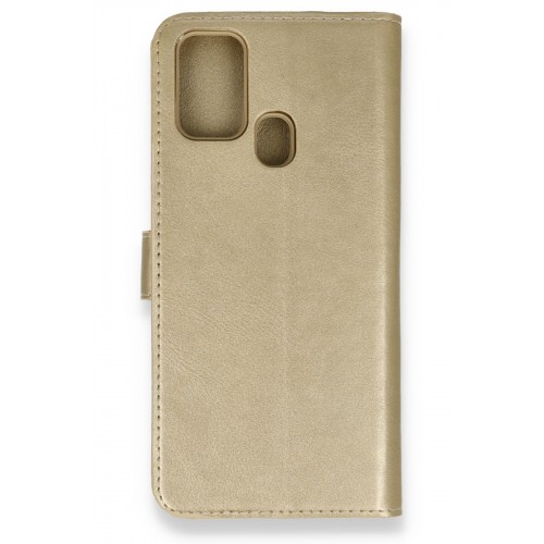 Newface Samsung Galaxy M31 Kılıf Trend S Plus Kapaklı Kılıf - Gold Newface Samsung Galaxy M31 Kılıf Trend S Plus Kapaklı Kılıf - Gold