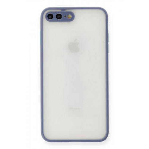 Newface iPhone 8 Plus Kılıf Montreal Silikon Kapak - Gri Newface iPhone 8 Plus Kılıf Montreal Silikon Kapak - Gri