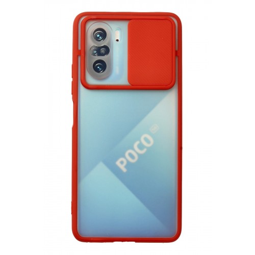 Newface Xiaomi Mi 11i Kılıf Palm Buzlu Kamera Sürgülü Silikon - Kırmızı Newface Xiaomi Mi 11i Kılıf Palm Buzlu Kamera Sürgülü Silikon - Kırmızı