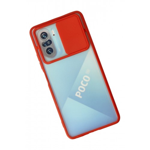 Newface Xiaomi Mi 11i Kılıf Palm Buzlu Kamera Sürgülü Silikon - Kırmızı Newface Xiaomi Mi 11i Kılıf Palm Buzlu Kamera Sürgülü Silikon - Kırmızı