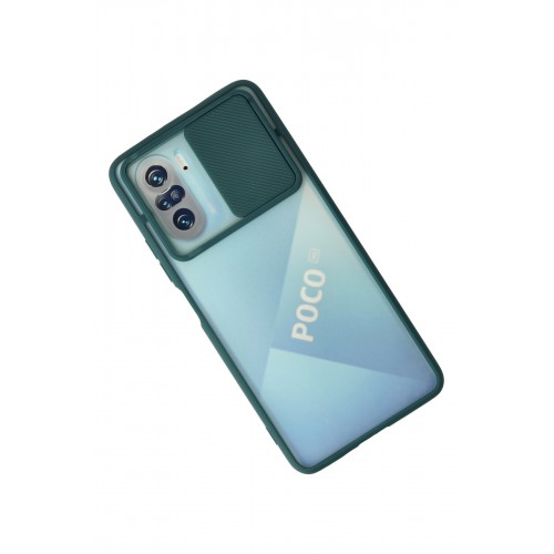 Newface Xiaomi Redmi K40 Pro Kılıf Palm Buzlu Kamera Sürgülü Silikon - Yeşil Newface Xiaomi Redmi K40 Pro Kılıf Palm Buzlu Kamera Sürgülü Silikon - Yeşil