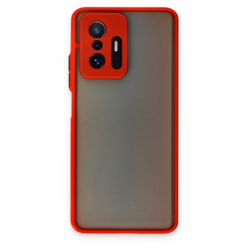 Newface Xiaomi Mi 11T Pro Kılıf Montreal Silikon Kapak - Kırmızı Newface Xiaomi Mi 11T Pro Kılıf Montreal Silikon Kapak - Kırmızı