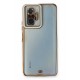 Newface Xiaomi Redmi Note 10 Pro Kılıf Liva Lens Silikon - Beyaz