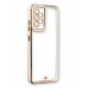 Newface Samsung Galaxy A13 4G Kılıf Liva Lens Silikon - Beyaz