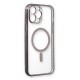Newface iPhone 13 Pro Max Kılıf Magneticsafe Lazer Silikon - Siyah
