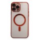 Newface iPhone 13 Pro Max Kılıf Magneticsafe Lazer Silikon - Kırmızı