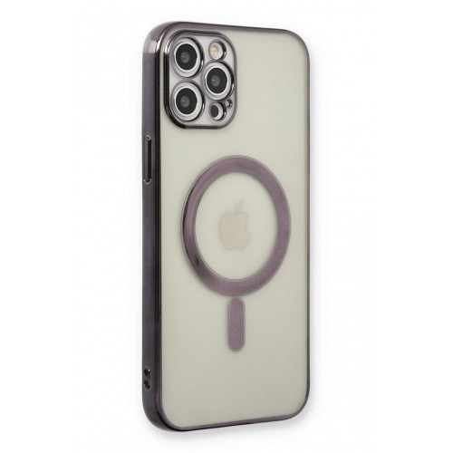 Newface iPhone 12 Pro Kılıf Magneticsafe Lazer Silikon - Siyah Newface iPhone 12 Pro Kılıf Magneticsafe Lazer Silikon - Siyah