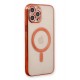 Newface iPhone 12 Pro Kılıf Magneticsafe Lazer Silikon - Kırmızı Newface iPhone 12 Pro Kılıf Magneticsafe Lazer Silikon - Kırmızı