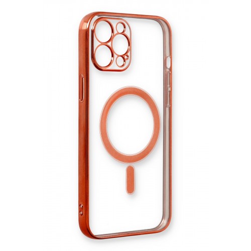 Newface iPhone 12 Pro Kılıf Magneticsafe Lazer Silikon - Kırmızı Newface iPhone 12 Pro Kılıf Magneticsafe Lazer Silikon - Kırmızı