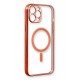 Newface iPhone 12 Pro Kılıf Magneticsafe Lazer Silikon - Kırmızı Newface iPhone 12 Pro Kılıf Magneticsafe Lazer Silikon - Kırmızı