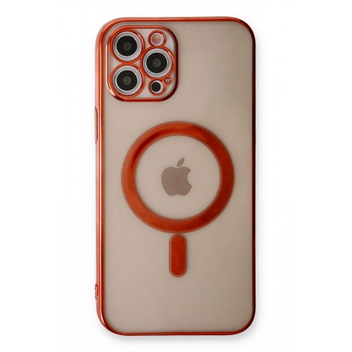 Newface iPhone 12 Pro Kılıf Magneticsafe Lazer Silikon - Kırmızı Newface iPhone 12 Pro Kılıf Magneticsafe Lazer Silikon - Kırmızı
