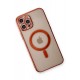 Newface iPhone 12 Pro Kılıf Magneticsafe Lazer Silikon - Kırmızı Newface iPhone 12 Pro Kılıf Magneticsafe Lazer Silikon - Kırmızı