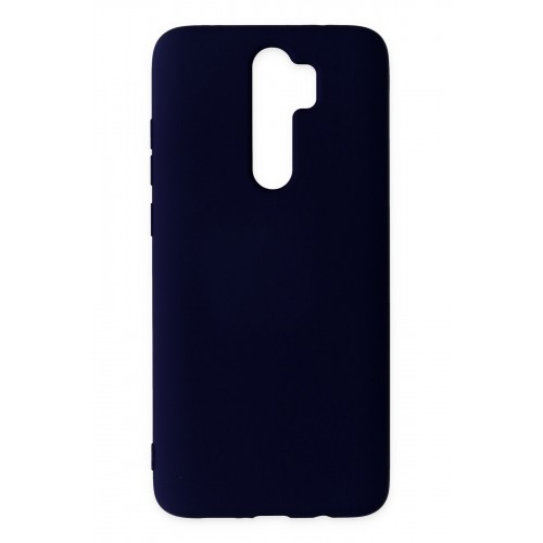 Newface Xiaomi Redmi Note 8 Pro Kılıf Nano içi Kadife Silikon - Lacivert Newface Xiaomi Redmi Note 8 Pro Kılıf Nano içi Kadife Silikon - Lacivert