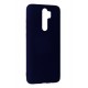 Newface Xiaomi Redmi Note 8 Pro Kılıf Nano içi Kadife Silikon - Lacivert Newface Xiaomi Redmi Note 8 Pro Kılıf Nano içi Kadife Silikon - Lacivert
