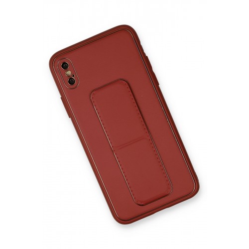 Newface iPhone XS Kılıf Coco Deri Standlı Kapak - Fuşya Newface iPhone XS Kılıf Coco Deri Standlı Kapak - Fuşya