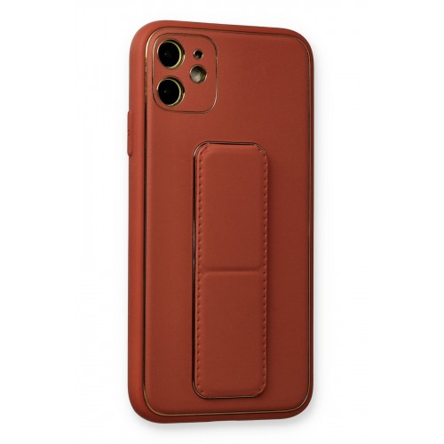 Newface iPhone 12 Kılıf Coco Deri Standlı Kapak - Fuşya Newface iPhone 12 Kılıf Coco Deri Standlı Kapak - Fuşya