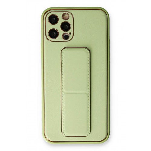 Newface iPhone 12 Pro Kılıf Coco Deri Standlı Kapak - Su Yeşili Newface iPhone 12 Pro Kılıf Coco Deri Standlı Kapak - Su Yeşili