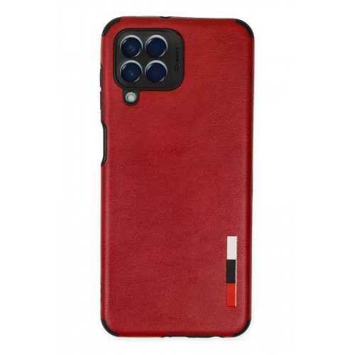 Newface Samsung Galaxy M33 Kılıf Loop Deri Silikon - Kırmızı Newface Samsung Galaxy M33 Kılıf Loop Deri Silikon - Kırmızı