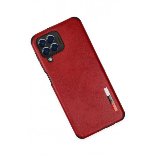 Newface Samsung Galaxy M33 Kılıf Loop Deri Silikon - Kırmızı Newface Samsung Galaxy M33 Kılıf Loop Deri Silikon - Kırmızı