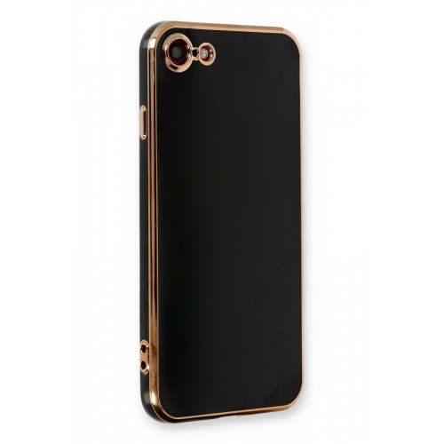 Newface iPhone 7 Kılıf Volet Silikon - Siyah Newface iPhone 7 Kılıf Volet Silikon - Siyah