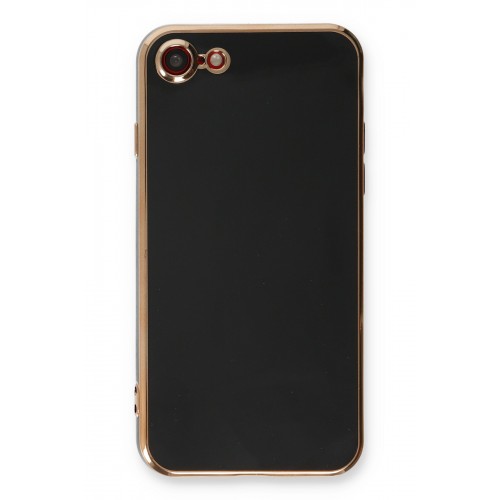 Newface iPhone 7 Kılıf Volet Silikon - Siyah Newface iPhone 7 Kılıf Volet Silikon - Siyah