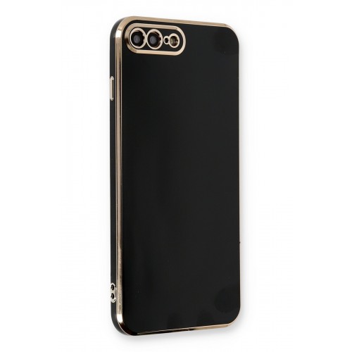 Newface iPhone 8 Plus Kılıf Volet Silikon - Siyah Newface iPhone 8 Plus Kılıf Volet Silikon - Siyah