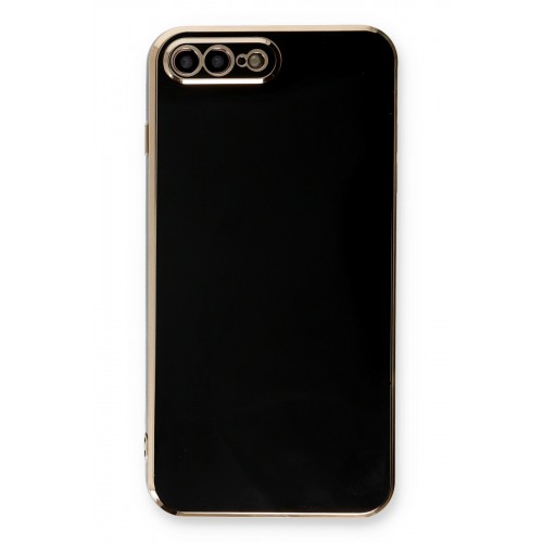 Newface iPhone 8 Plus Kılıf Volet Silikon - Siyah Newface iPhone 8 Plus Kılıf Volet Silikon - Siyah