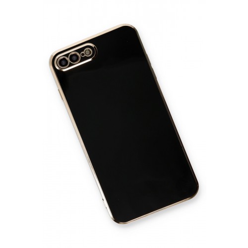 Newface iPhone 8 Plus Kılıf Volet Silikon - Siyah Newface iPhone 8 Plus Kılıf Volet Silikon - Siyah