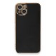Newface iPhone 13 Kılıf Volet Silikon - Siyah Newface iPhone 13 Kılıf Volet Silikon - Siyah