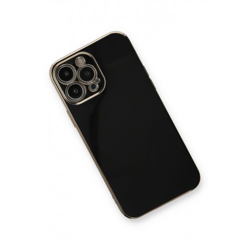 Newface iPhone 13 Pro Max Kılıf Volet Silikon - Siyah Newface iPhone 13 Pro Max Kılıf Volet Silikon - Siyah