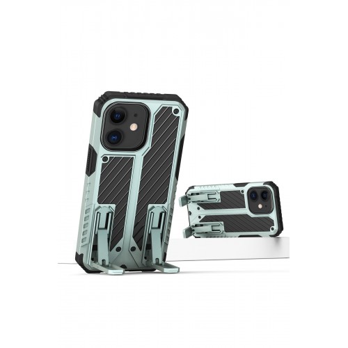 Newface iPhone 11 Kılıf Fizy Stand Kapak - Yeşil Newface iPhone 11 Kılıf Fizy Stand Kapak - Yeşil
