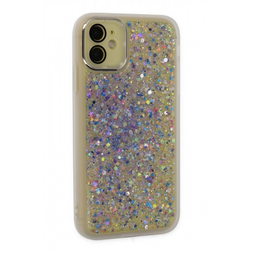 Newface iPhone 12 Kılıf Neon Light Silikon - Mor