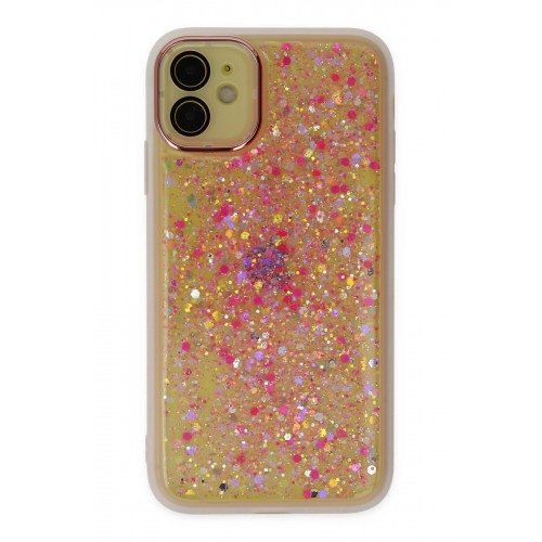 Newface iPhone 12 Kılıf Neon Light Silikon - Pudra Newface iPhone 12 Kılıf Neon Light Silikon - Pudra