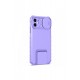 Newface iPhone 11 Kılıf Walker Standlı Kapak - Lila