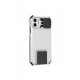 Newface iPhone 11 Kılıf Walker Standlı Kapak - Beyaz