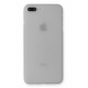 Newface iPhone 7 Plus Kılıf PP Ultra İnce Kapak - Beyaz Newface iPhone 7 Plus Kılıf PP Ultra İnce Kapak - Beyaz