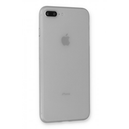 Newface iPhone 7 Plus Kılıf PP Ultra İnce Kapak - Beyaz Newface iPhone 7 Plus Kılıf PP Ultra İnce Kapak - Beyaz