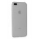 Newface iPhone 7 Plus Kılıf PP Ultra İnce Kapak - Beyaz Newface iPhone 7 Plus Kılıf PP Ultra İnce Kapak - Beyaz