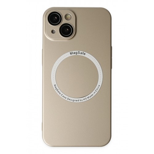 Newface iPhone 13 Kılıf Jack Magneticsafe Lens Silikon - Gold Newface iPhone 13 Kılıf Jack Magneticsafe Lens Silikon - Gold